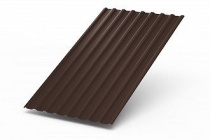Профнастил МП20 МП, PE 0,45мм цвет RAL8017 Темно-коричневый