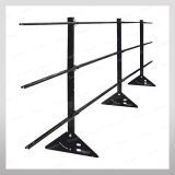 Ограждение кровельное 900мм, 3м RAL3005 Красное вино / для металлочерепицы, профнастила и гибкой черепицы