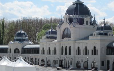 кровля из сланца Cupa 12, на фото City Park Ice Rink