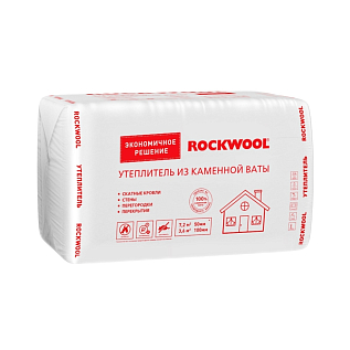 Купить Утеплитель ROCKWOOL Эконом 50 мм - изображение 1