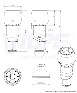 Купить Vilpe E220Р/160/500 вентилятор - изображение 3