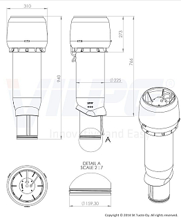Купить Vilpe ECo220Р/160/700 вентилятор - изображение 3